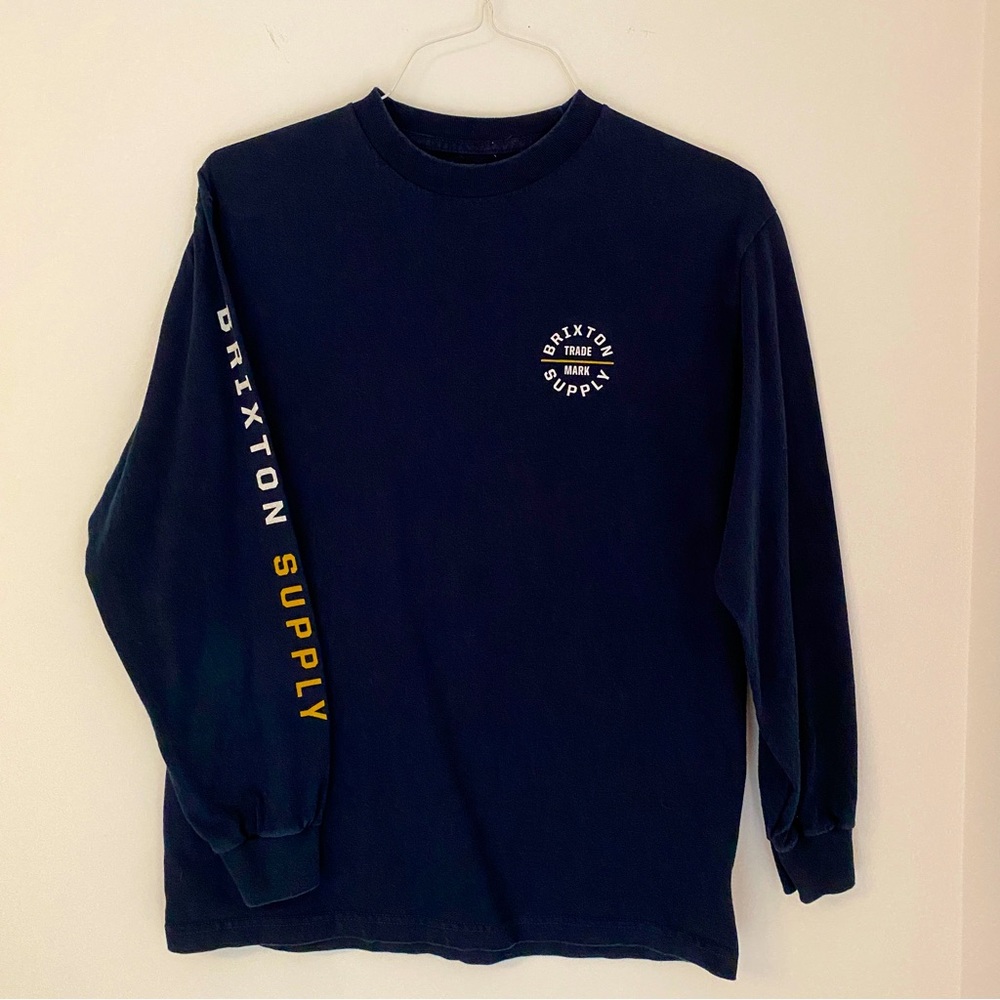 Brixton Supply Co. Mens long sleeve dark Blue